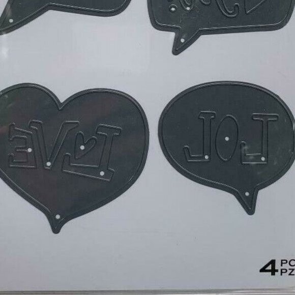 Die Cut Embossing Stencil Hello Thank You Paper Crafts Scrapbook Card Ma… - Picture 3 of 7